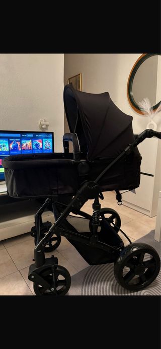 Carrito bebé 0-9 meses - Negro