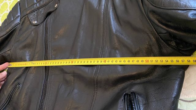 Chaqueta cuero moto
