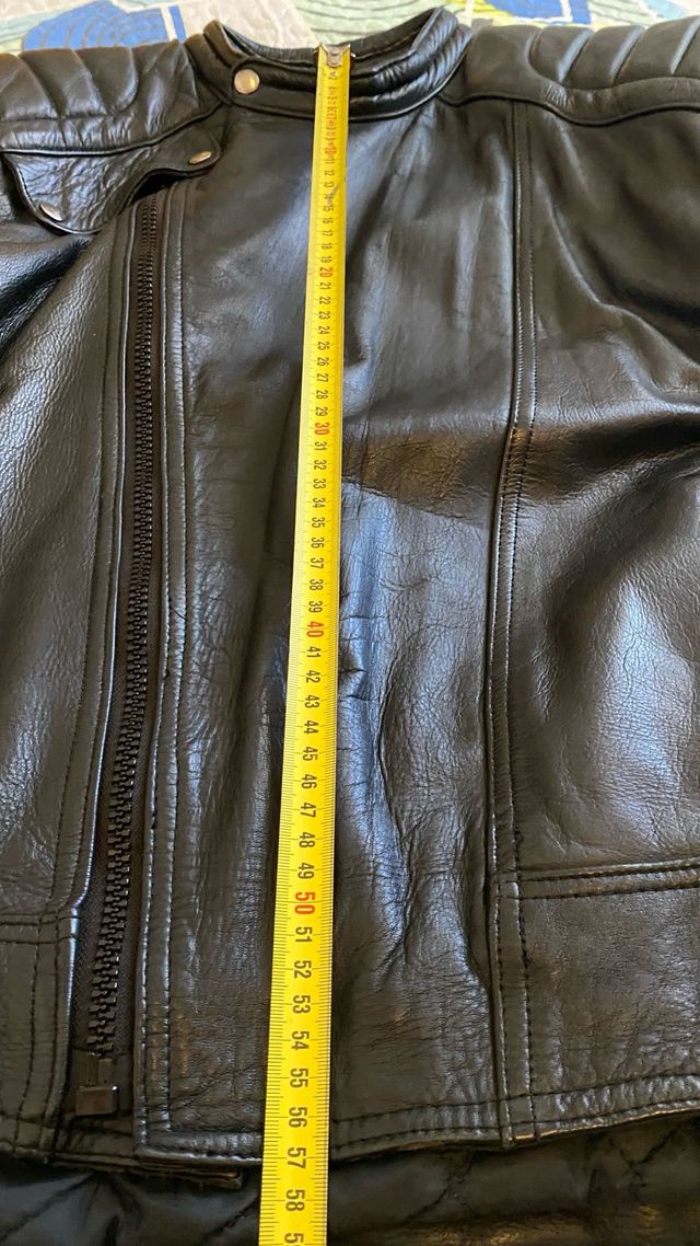 Chaqueta cuero moto