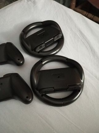 2 Volantes + 2 Soportes Joycon Nintendo Switch
