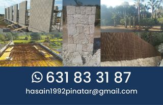 Trabajo de albanil también mantenimiento jardín
