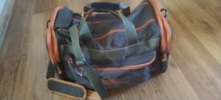 Bolso viaje verde-naranja