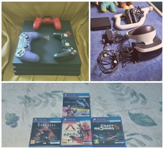 PS4 Pro + PS VR + 10 juegos PS4