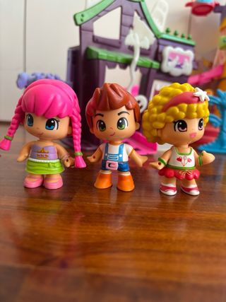 Pinypon Parque Atracciones  y 3 Figuras