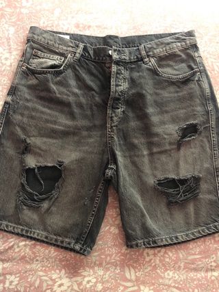 Shorts rotos Zara grises