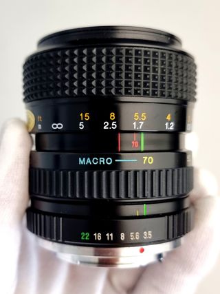 Objetivo manual CHINON Macro MC 35-70mm PENTAX K