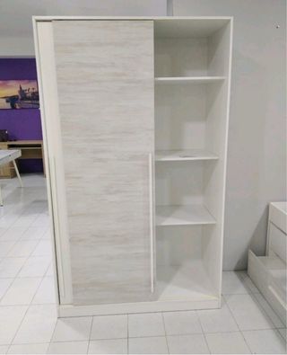 Armario 1,20m blanco - Puertas correderas