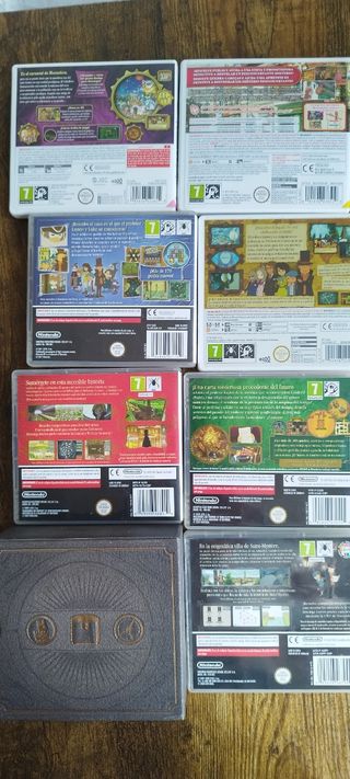 Pack 7 juegos Profesor Layton (NDS)