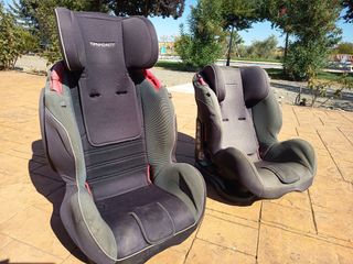 2 sillas coche bebé, grupos I, II y III.