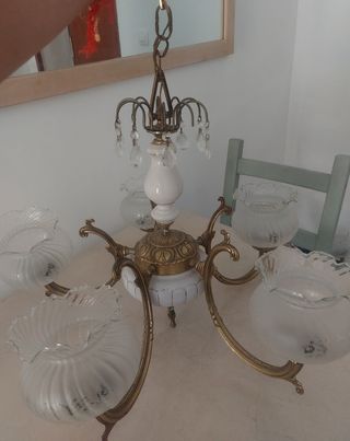 Lampara vintage 5 brazos