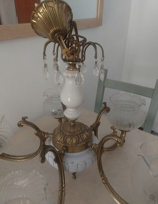 Lampara vintage 5 brazos