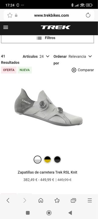 Zapatillas ciclismo Trek RSL