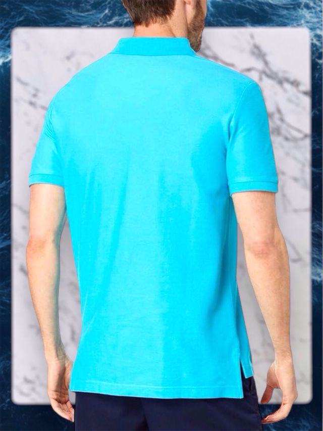 Polo U.S. Polo Assn. turchese a manica corta