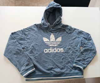  sudadera Adidas azul con capucha