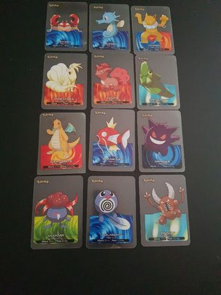 12 cartas Pokemon lamincards