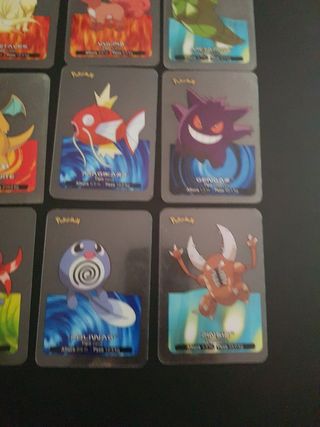 12 cartas Pokemon lamincards