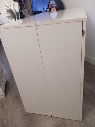 Mesa consola blanca extensible hasta 2,50.