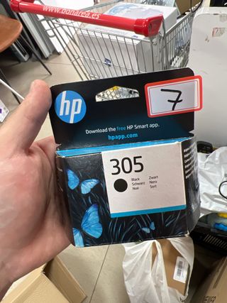 Cartucho HP 305 negro original