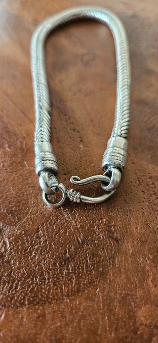 Bracciale snake argento