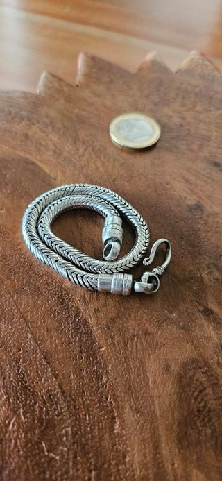 Bracciale snake argento