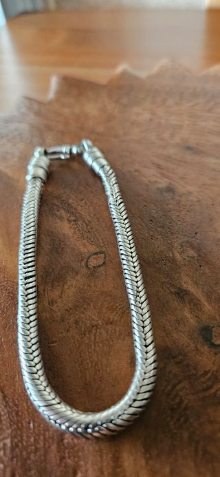 Bracciale snake argento