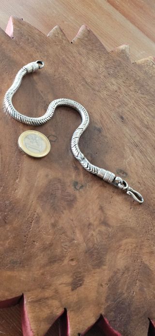 Bracciale snake argento