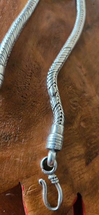 Bracciale snake argento