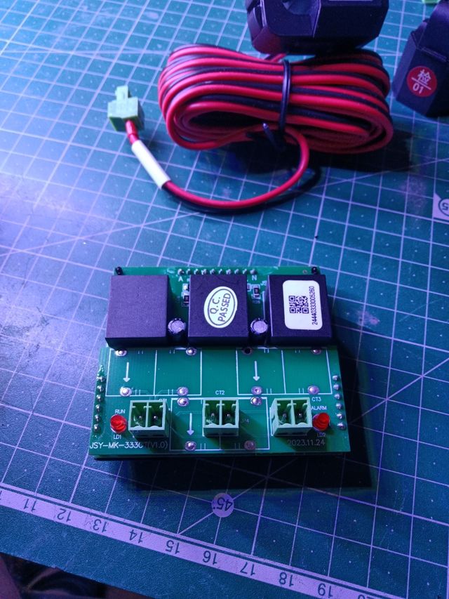 Medidor trifásico potencia JSY-MK-333 37.5mA-75A