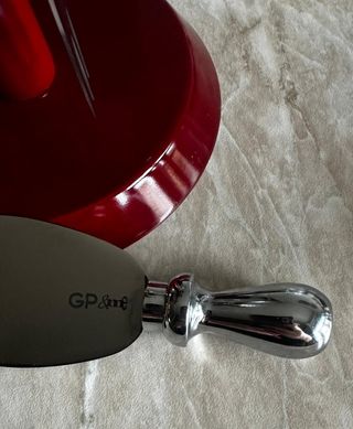 Set Formaggio 5 pezzi - Rosso/Argento