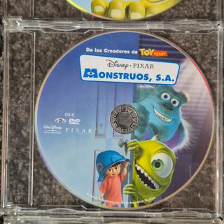 Lote DVD Disney originales - Shrek, Montruos SA...