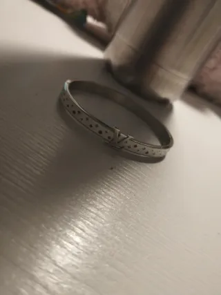 Brazalete Louis Vuitton Plata