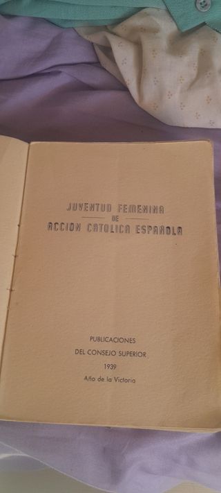 Manual de Juventud Femenina de Acción Católica Esp