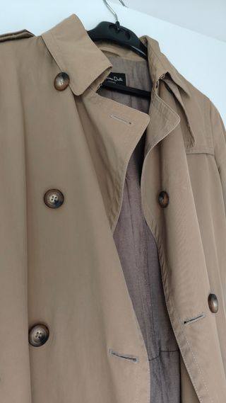 Gabardina Massimo Dutti beige