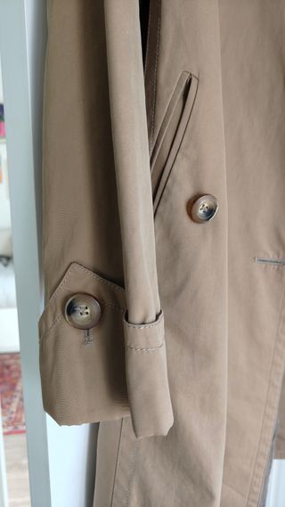 Gabardina Massimo Dutti beige