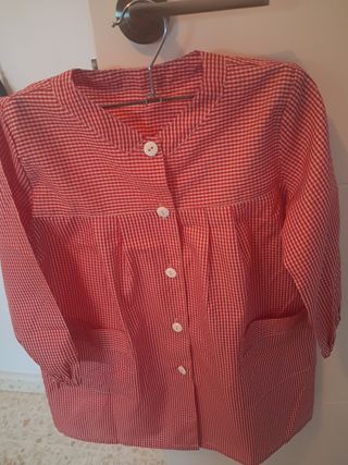 Babi infantil talla 2 rojo y blanco