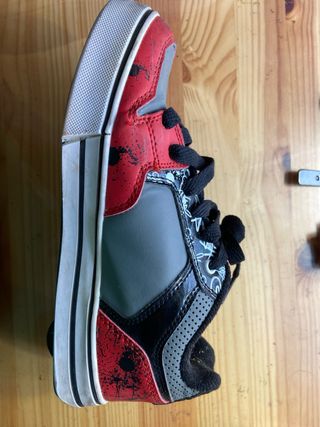 Patines Heelys - Rojo y Gris