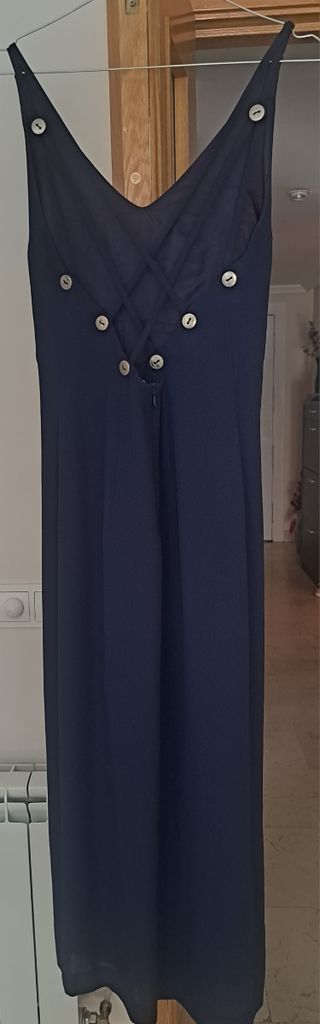 Vestido midi azul ZONA