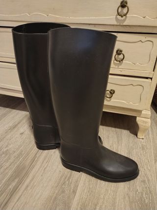 Botas agua Decathlon negras
