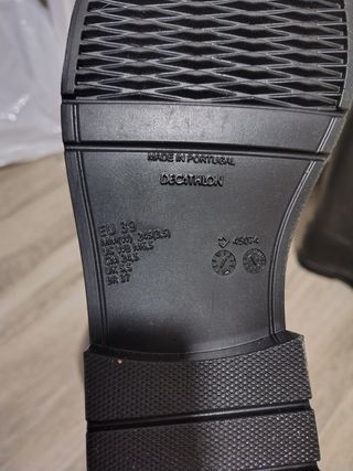 Botas agua Decathlon negras