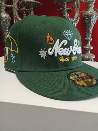 Gorra New Era 59Fifty verde
Talla 7.3/8