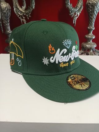 Gorra New Era 59Fifty verde
Talla 7.3/8