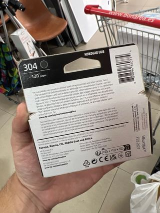 Cartucho HP 304 Negro Original