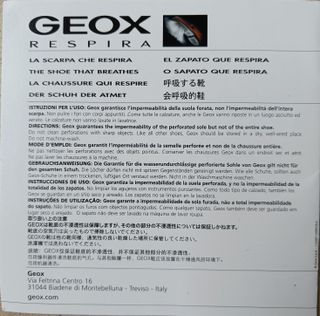 Zapatos Geox negros deportivos