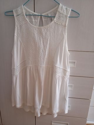 Camiseta blanca Tiffosi - Tirantes