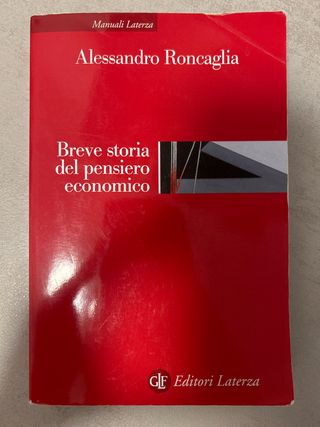 Breve storia del pensiero economico
