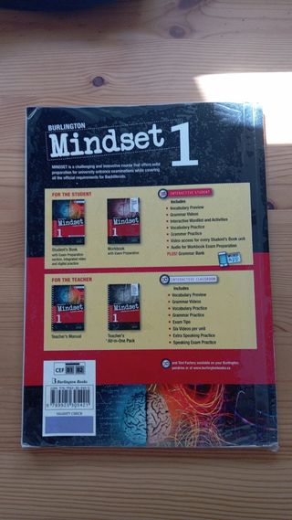 Libro Inglés Burlinton Mindset 1ºbachillerato 