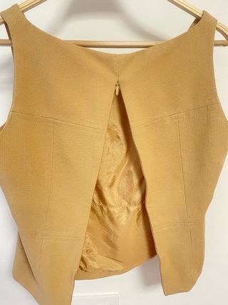 Top beige Trucco talla M