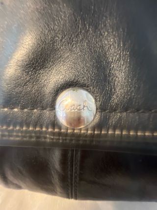 Bolso Coach Soho negro piel vintage 