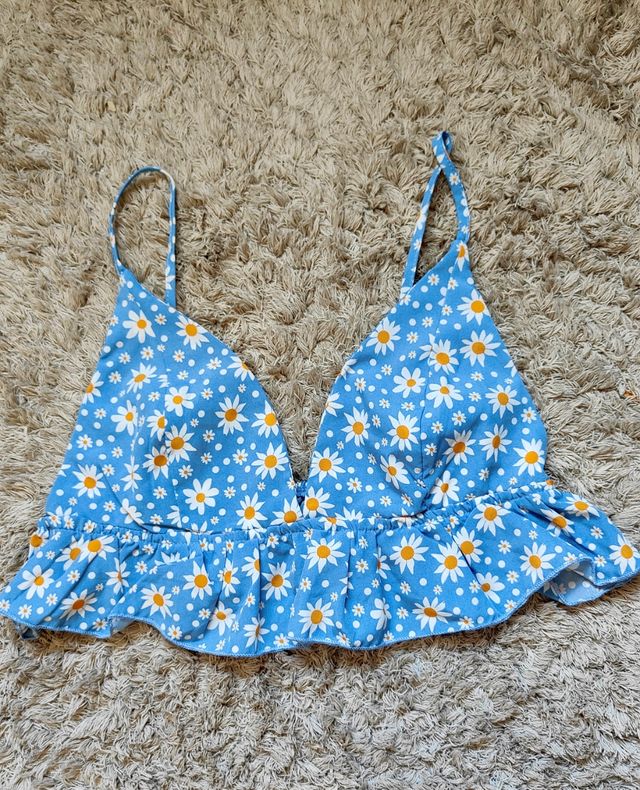 Top Bohemio Floral de Shein