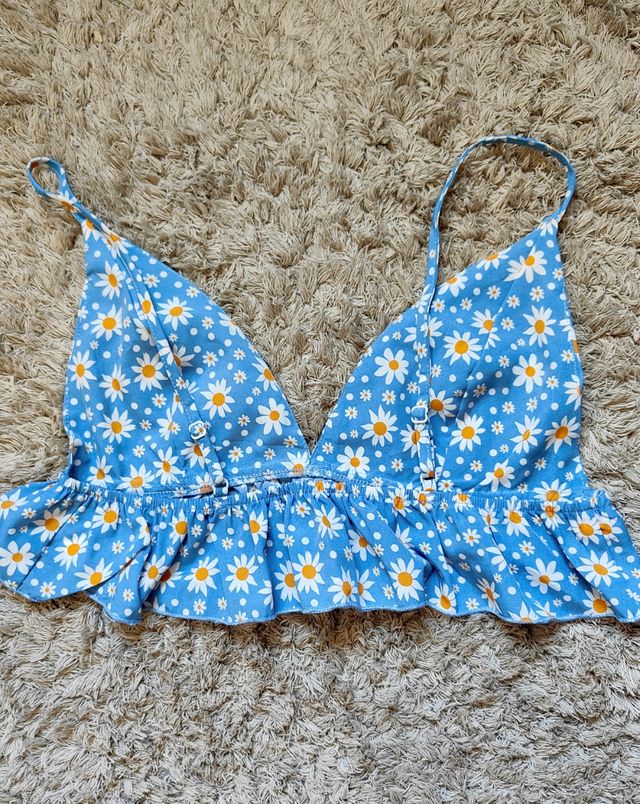 Top Bohemio Floral de Shein